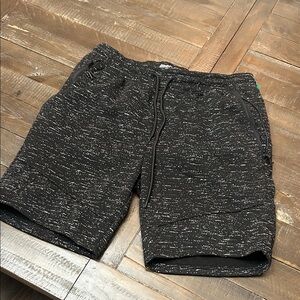 Men's Black Speckled Shorts